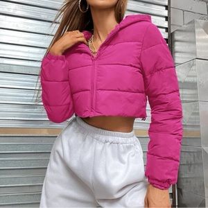 Hot pink coat